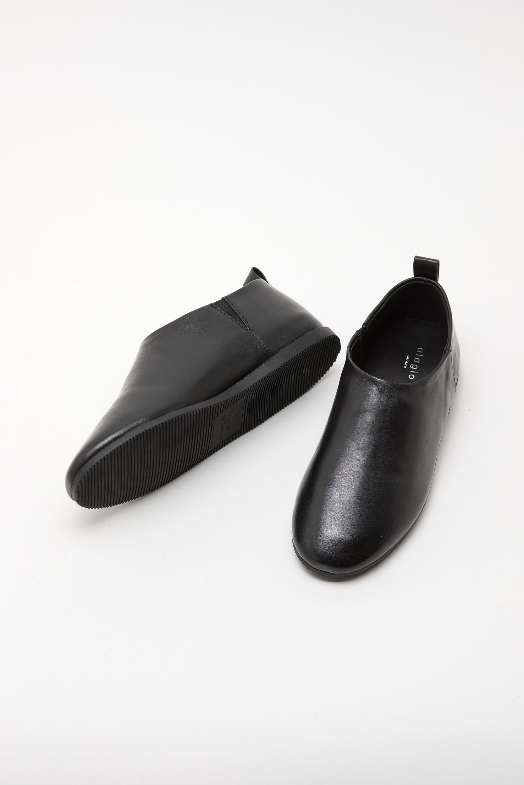 FORTE leather slip-on _ black