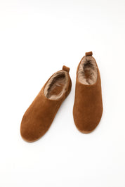 BRERA suede slip-on _ cognac