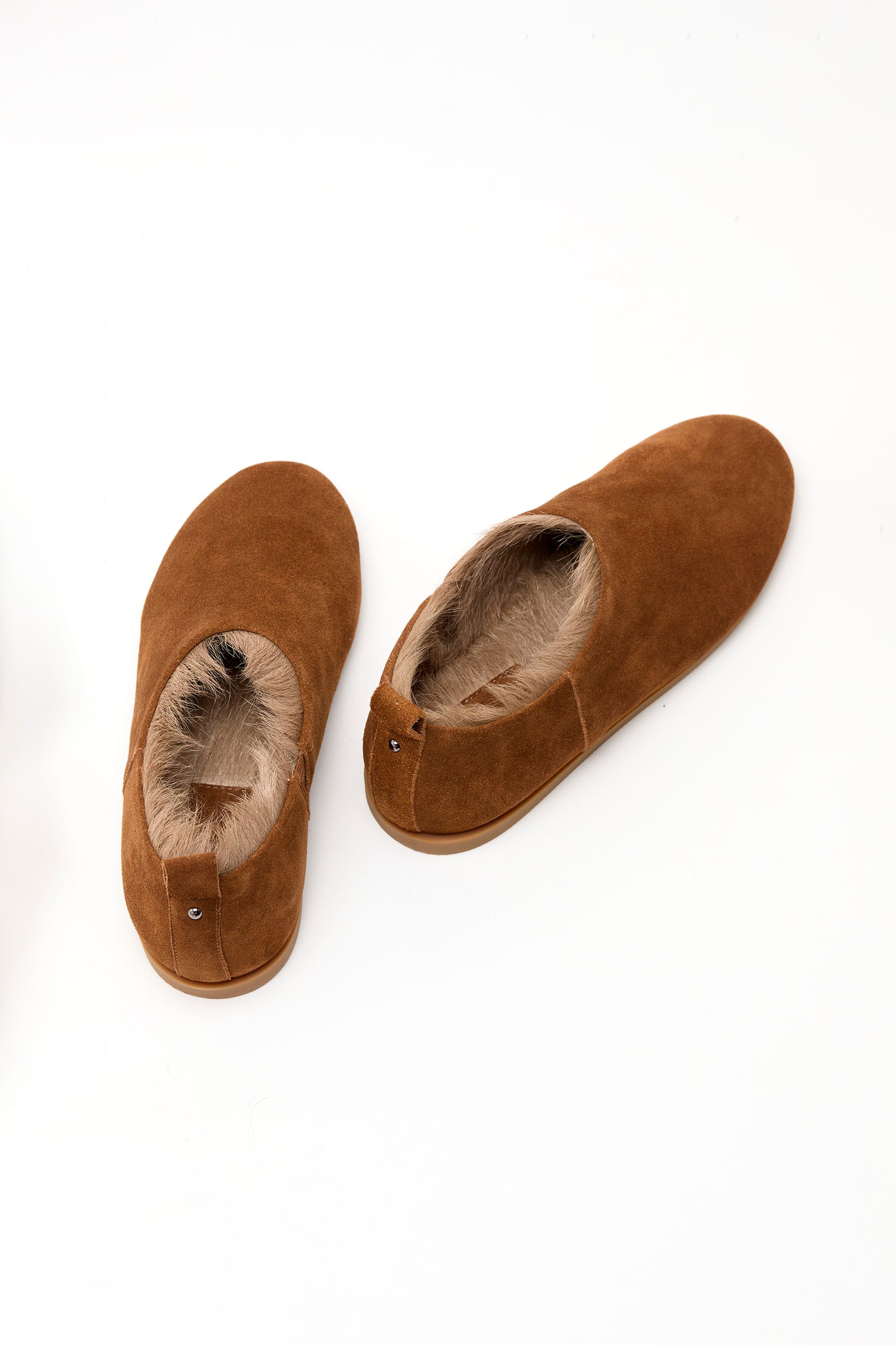BRERA suede slip-on _ cognac