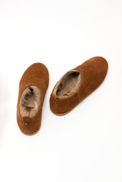 BRERA suede slip-on _ cognac