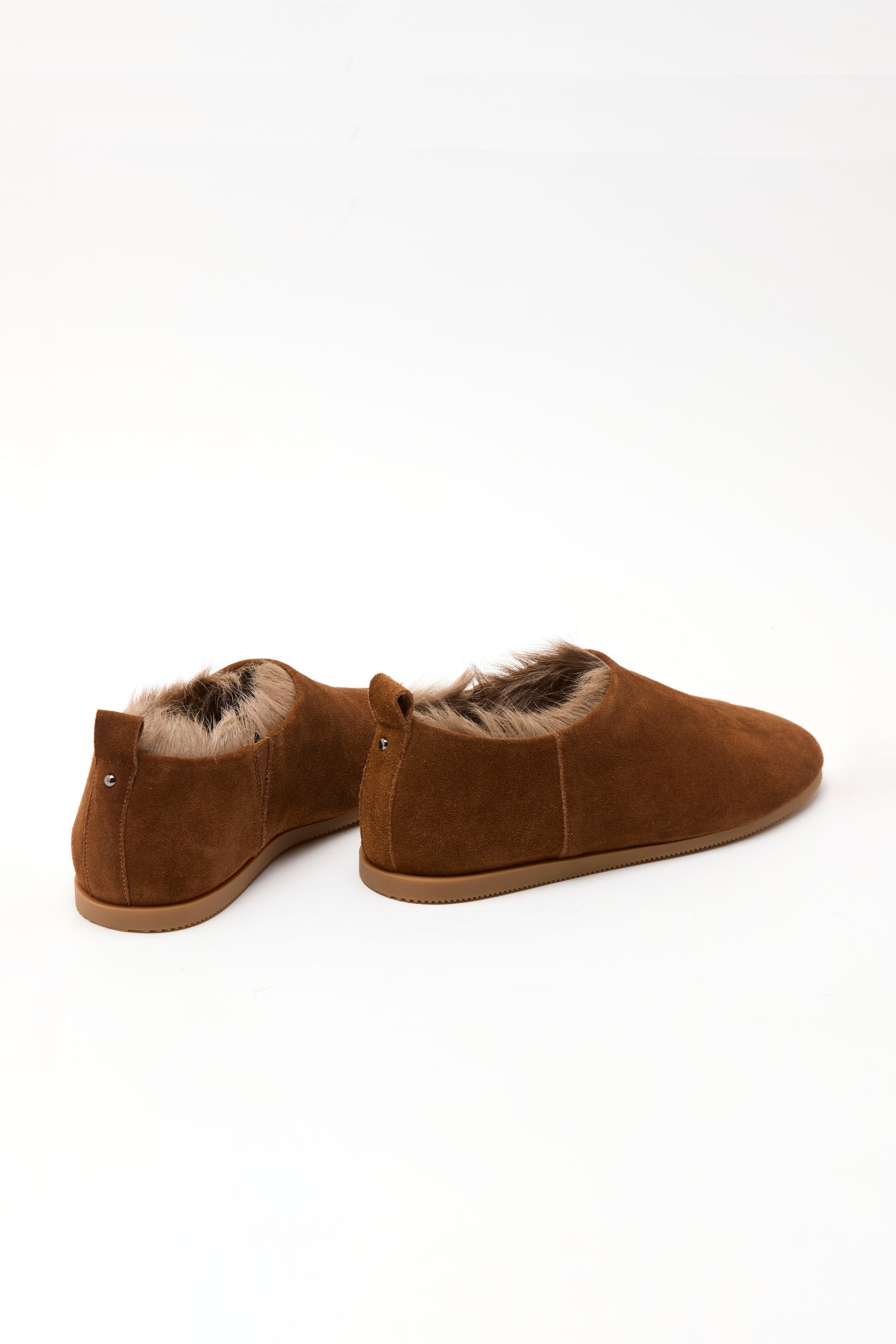 BRERA suede slip-on _ cognac
