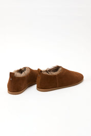 BRERA suede slip-on _ cognac