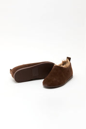 BRERA suede slip-on _ brown
