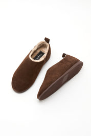 CORTINA suede slip-on _ brown