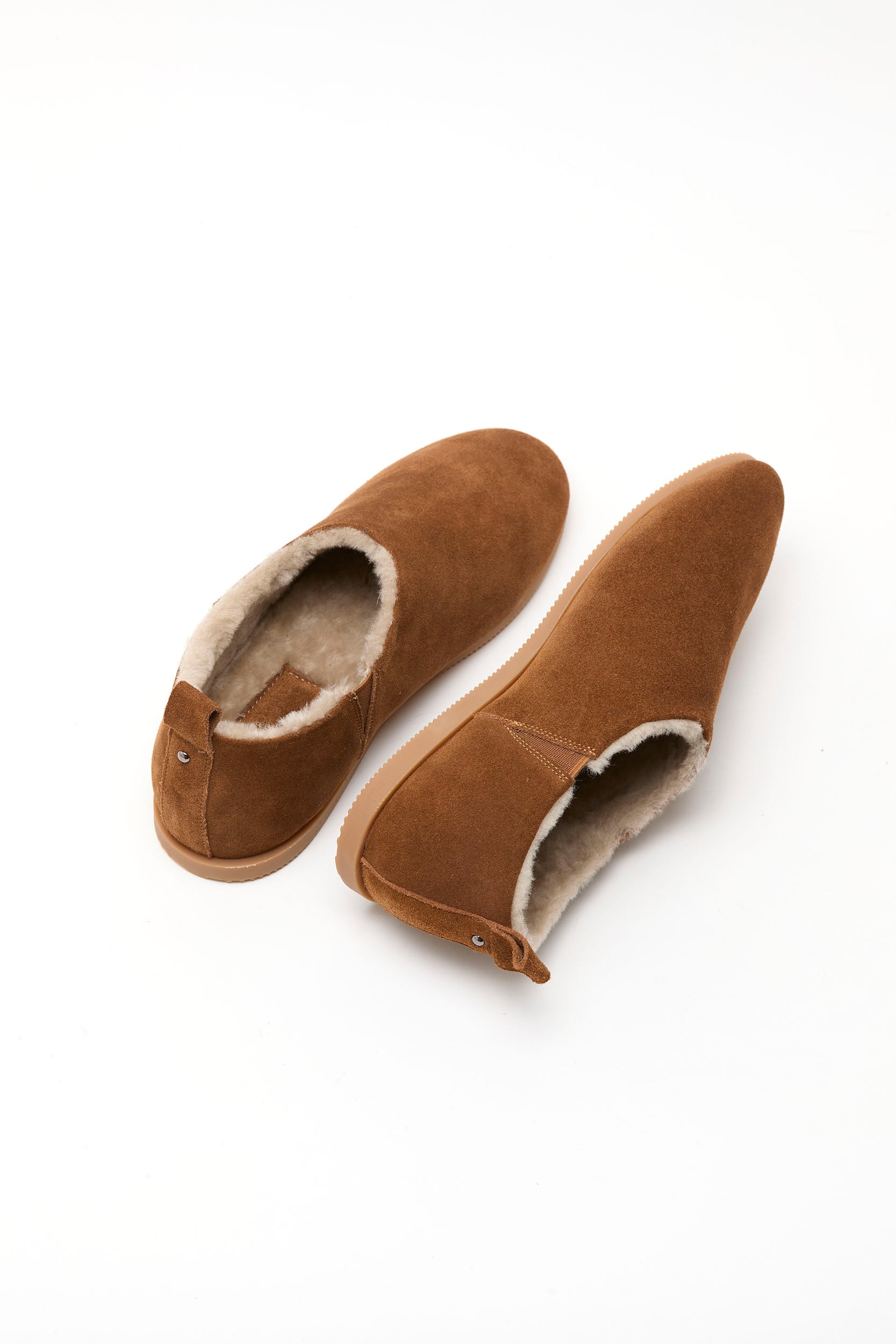 CORTINA suede slip-on _ cognac