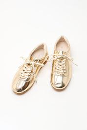 OGNI GIORNO leather sneakers _ vintage gold