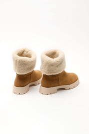 NEVE suede boots _ camel