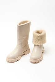 NEVE leather boots _ milk
