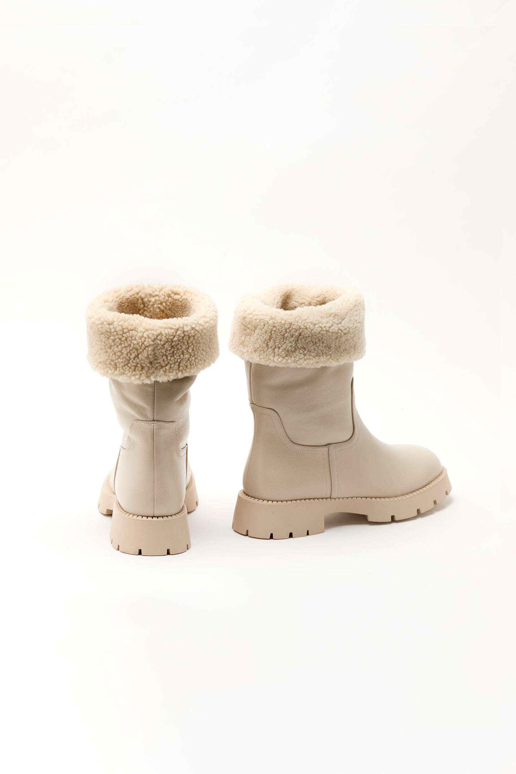 NEVE leather boots _ milk