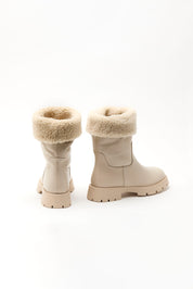 NEVE leather boots _ milk
