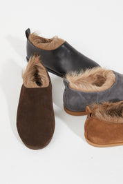 BRERA suede slip-on _ brown