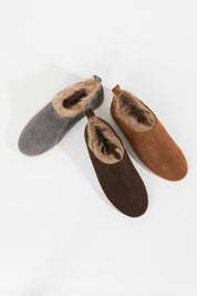 BRERA suede slip-on _ cognac