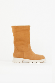 NEVE suede boots _ camel