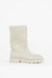 NEVE leather boots _ milk