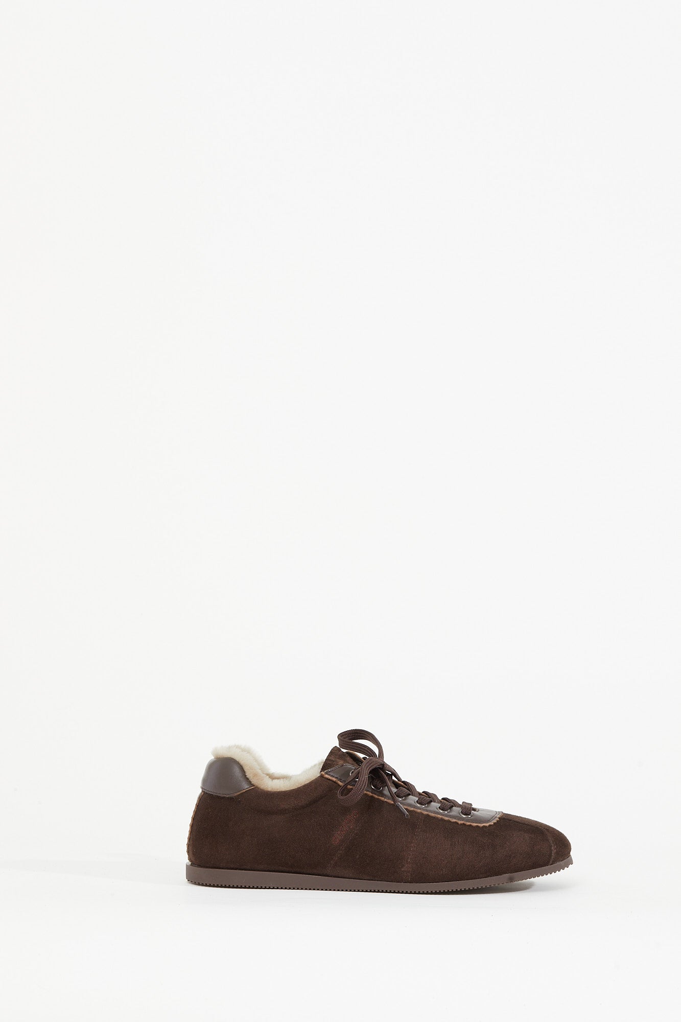 OGNI GIORNO FUR suede sneakers _ brown