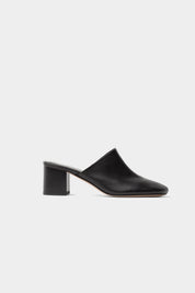 MARTA leather mules _ black