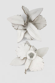 Removable flower shoe clip