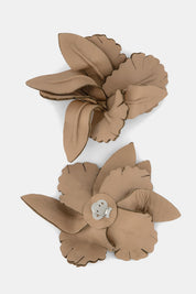 Removable flower shoe clip