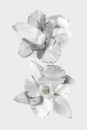Removable flower shoe clip
