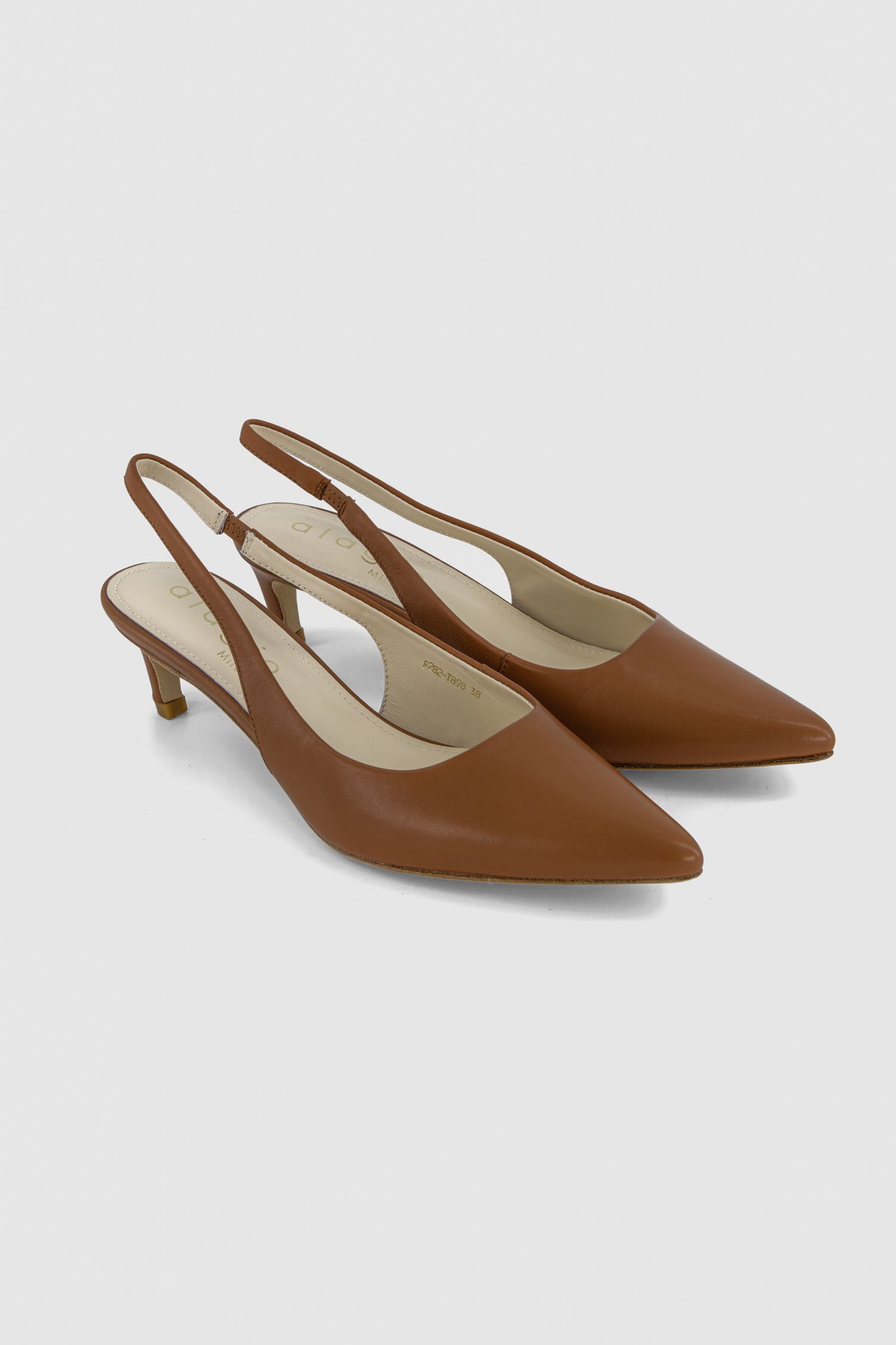 Ivy leather slingback