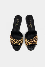 Lola calf hair mules