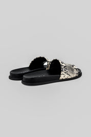 Nica printed leather slipper