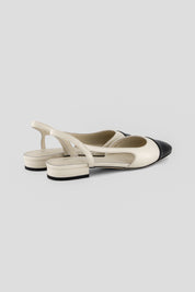 Pina leather flat slingback