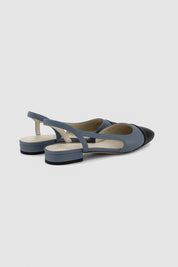 Pina leather flat slingback