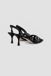 Riri printed leather sandals