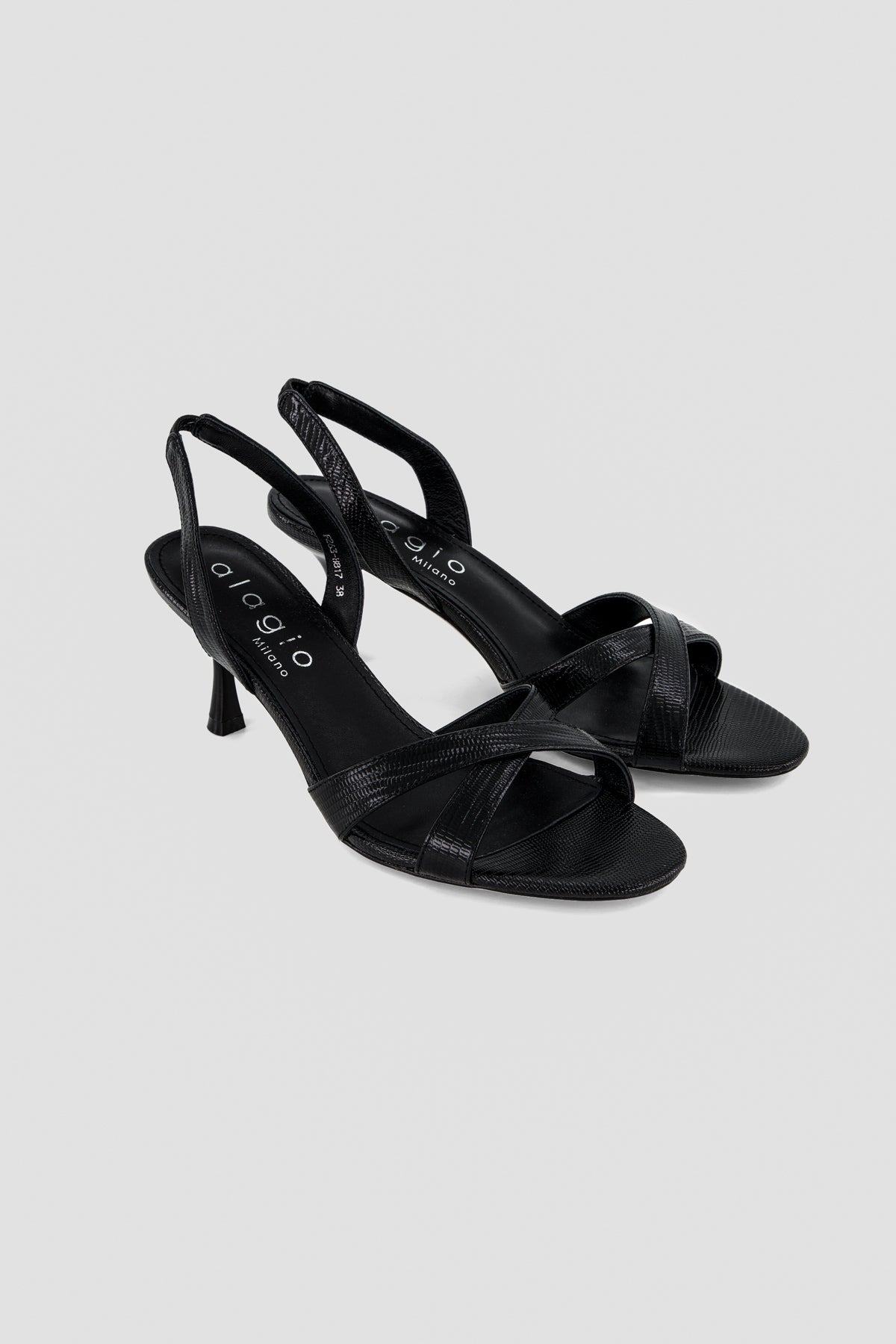 Riri printed leather sandals