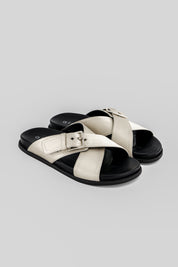 Sabi satin slippers