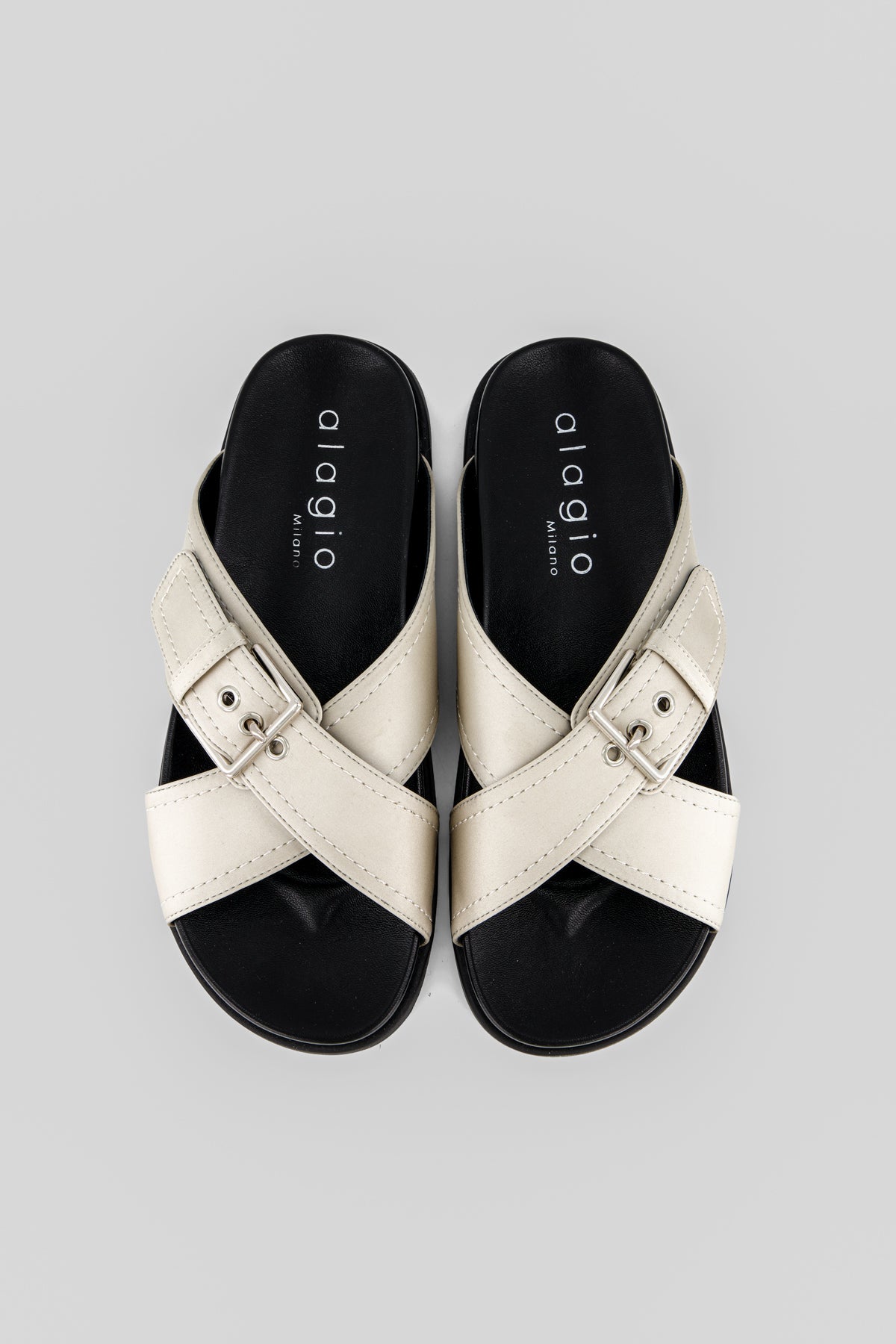 Sabi satin slippers