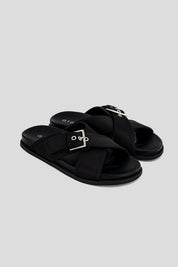 Sabi satin slippers