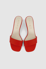 Sara satin mules