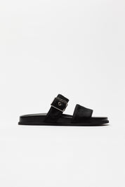 Vera calf hair slippers