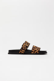 Vera calf hair slippers