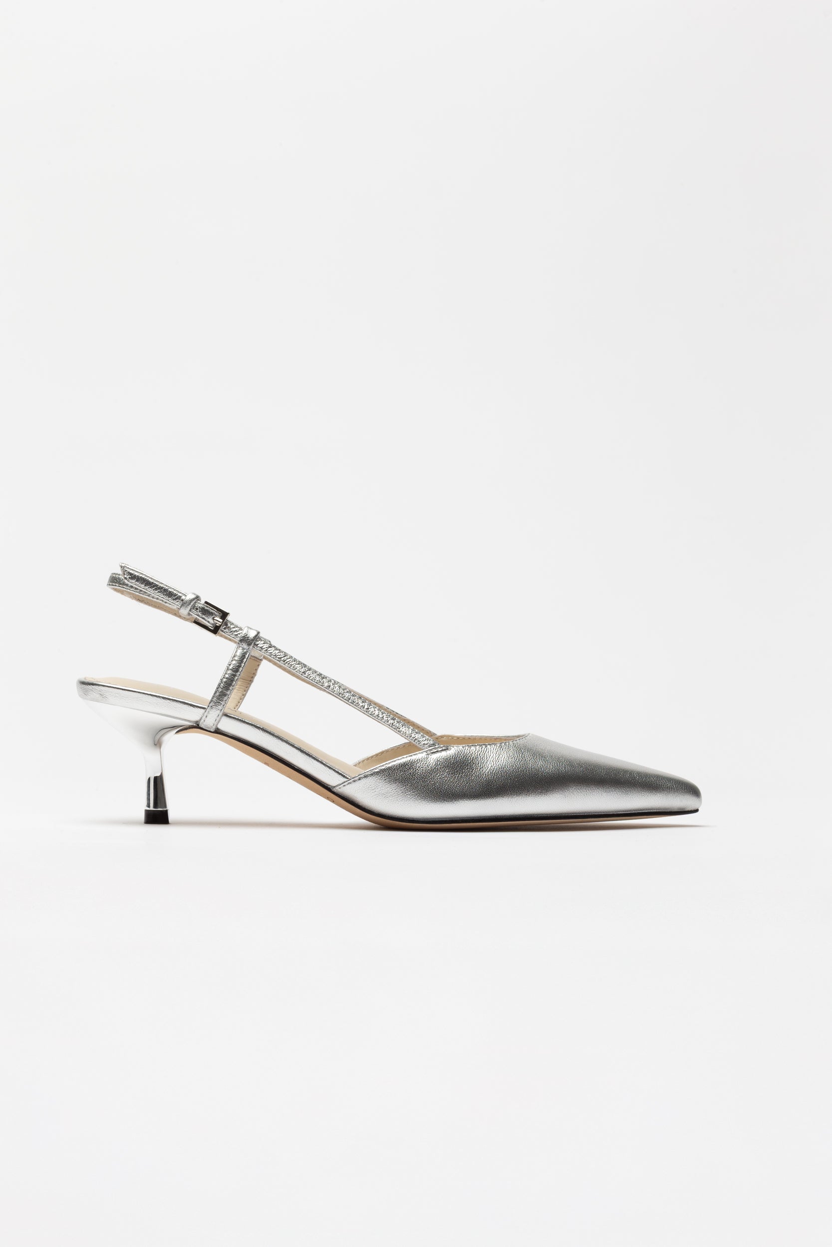 Dora leather slingbacks