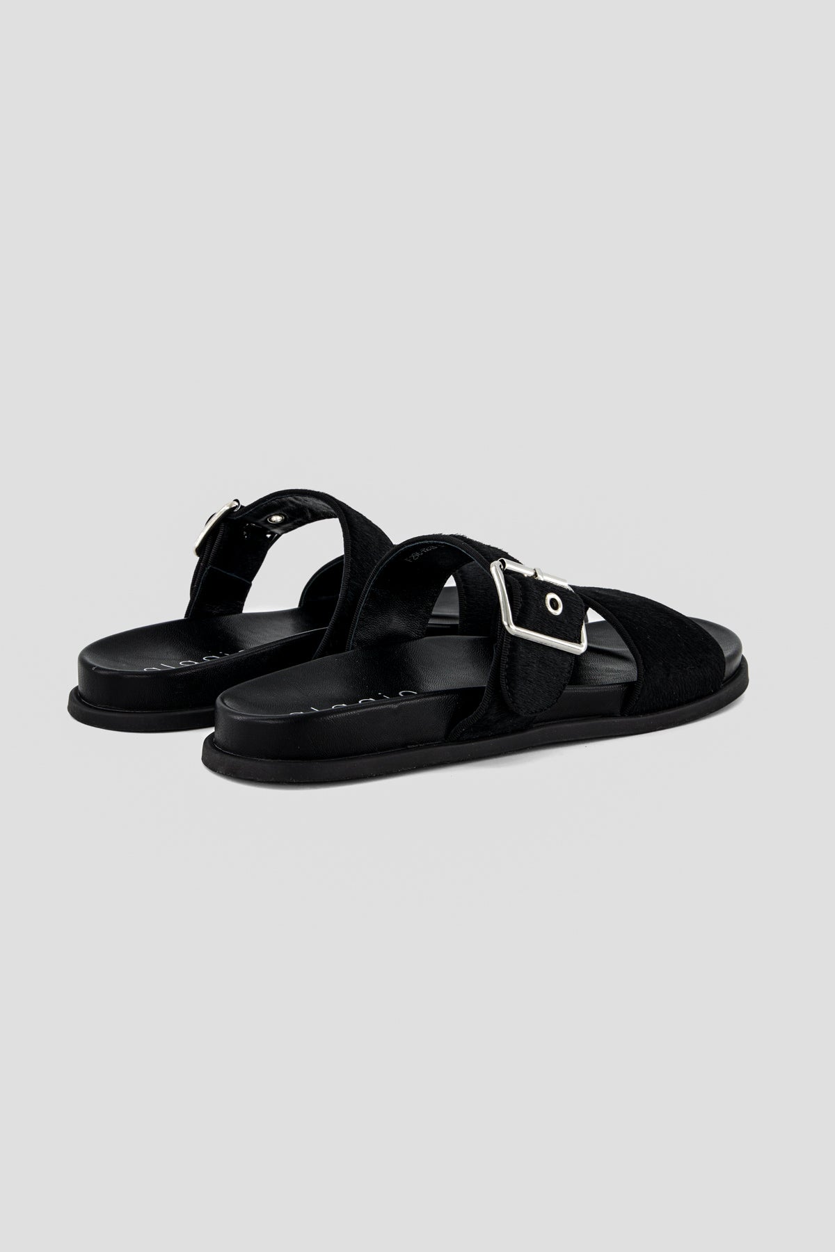 Vera calf hair slippers