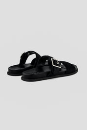 Vera calf hair slippers