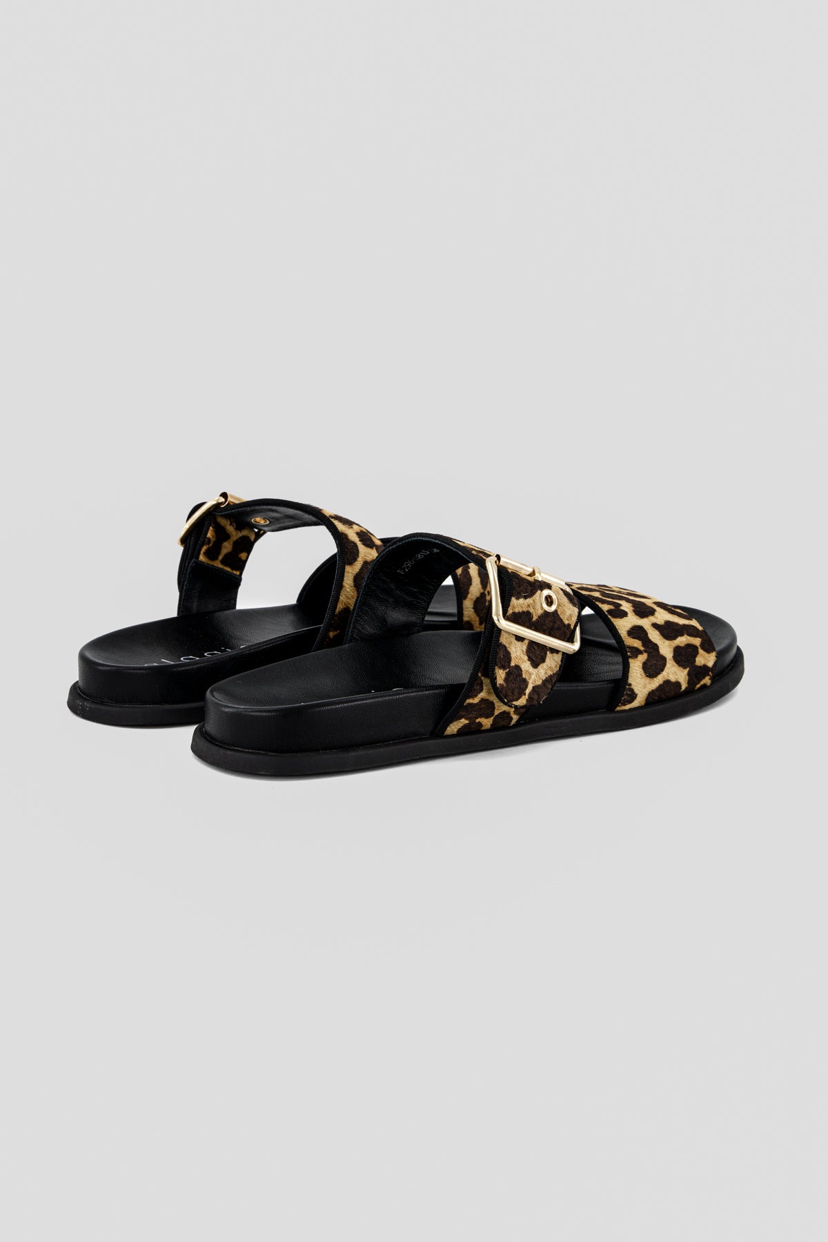 Vera calf hair slippers