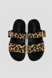 Vera calf hair slippers