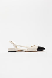 Pina leather flat slingback
