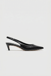 Ivy leather slingback