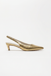 Ivy leather slingback