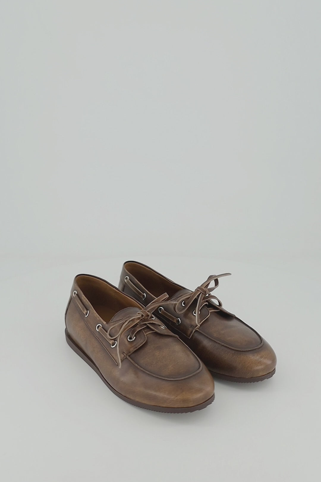 Gianni leather topsiders