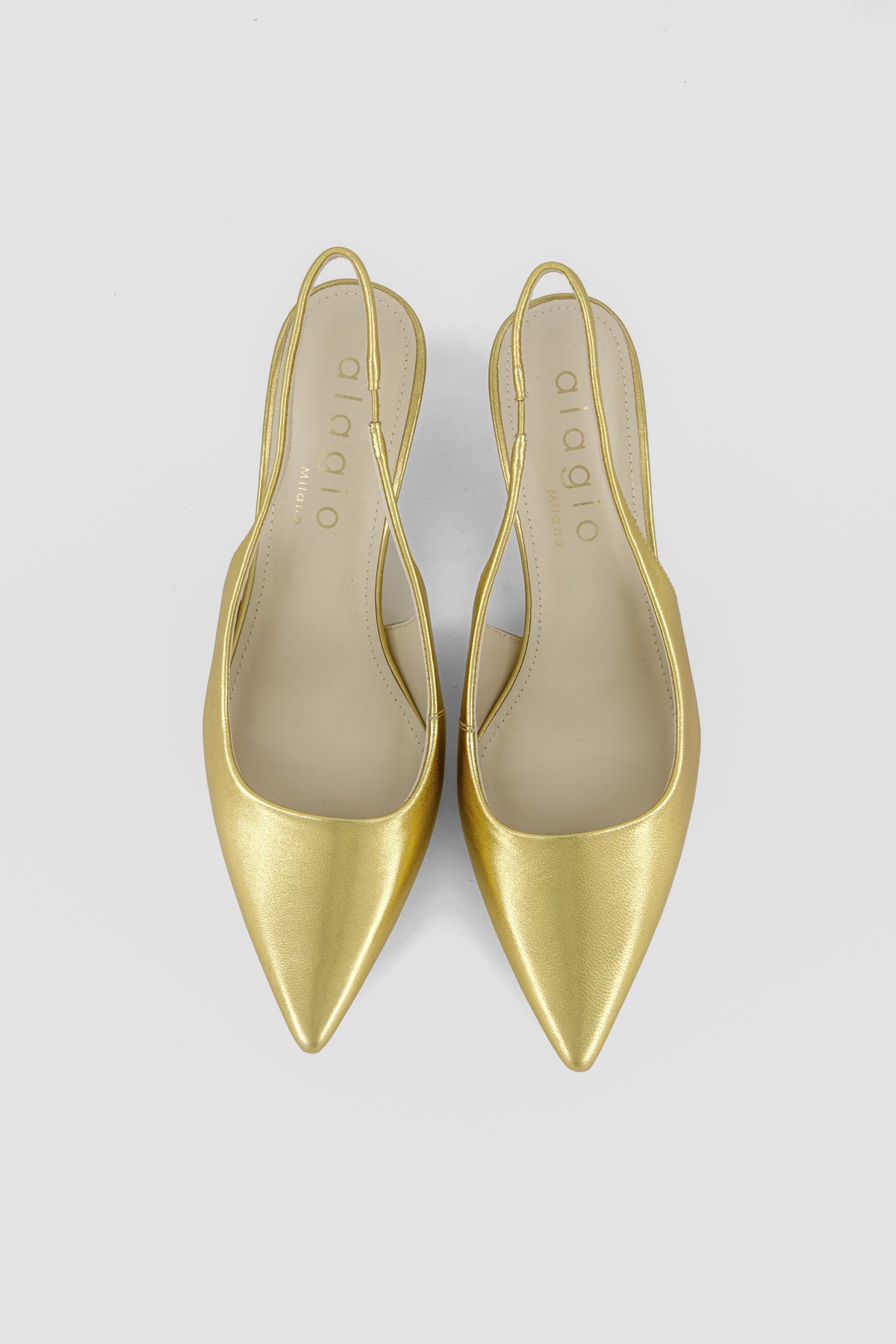 Ivy leather slingback
