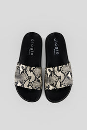 Nica printed leather slipper