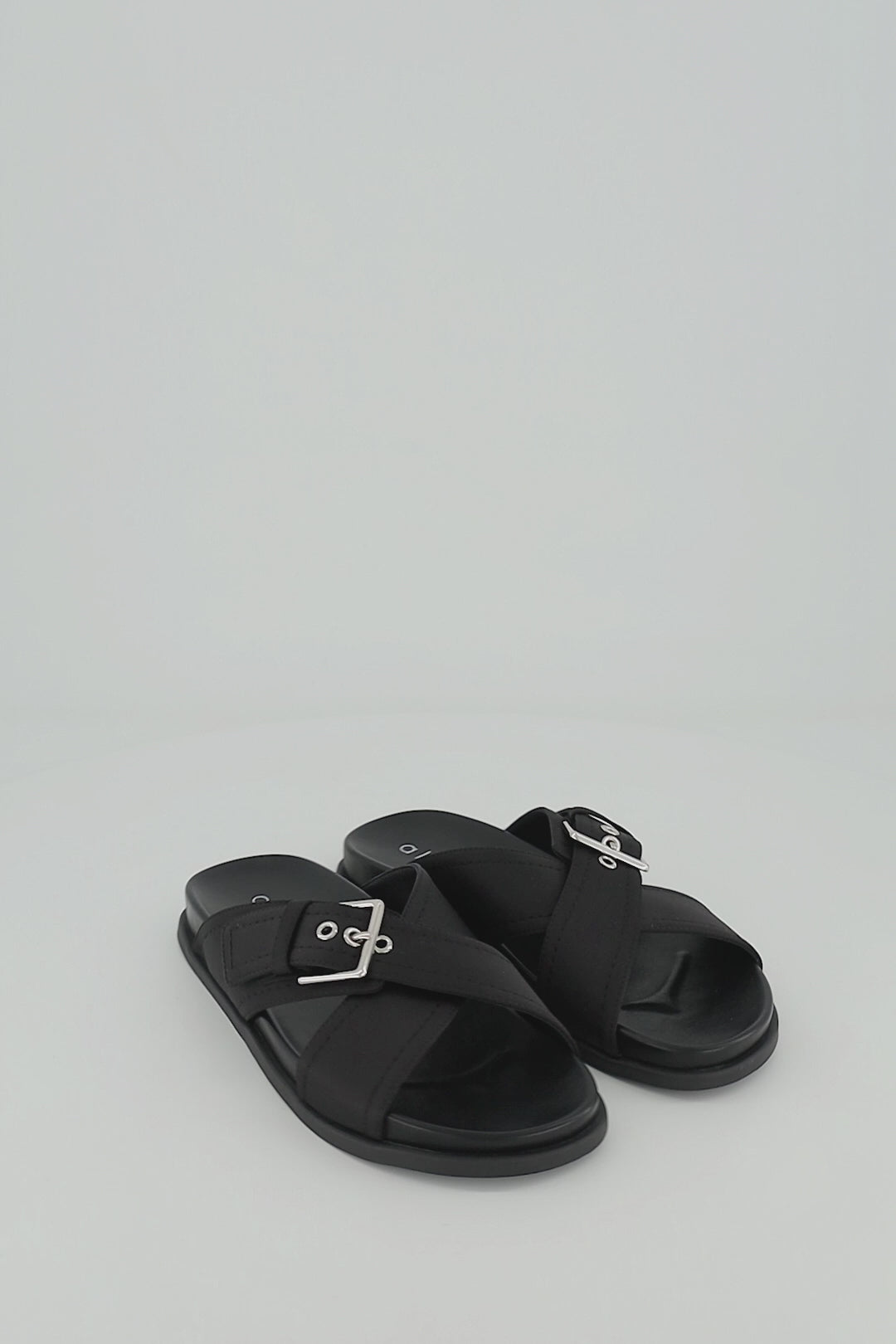 Sabi satin slippers