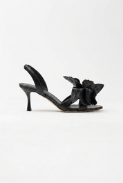 Riri Iris leather sandal with removable flower
