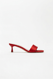 Sara satin mules